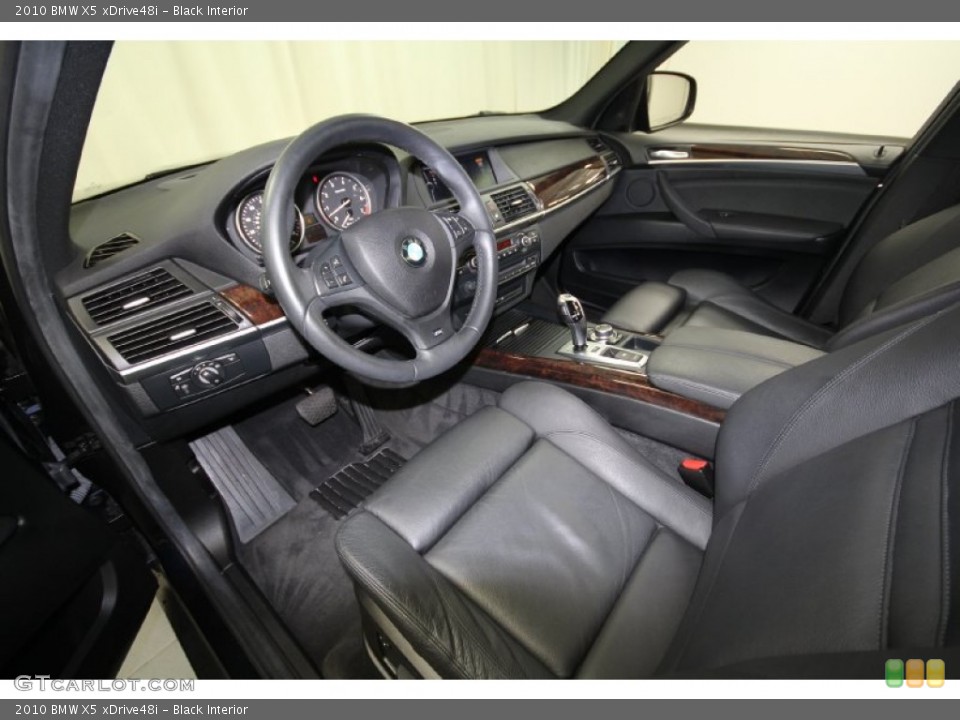 Black Interior Prime Interior for the 2010 BMW X5 xDrive48i #66964765