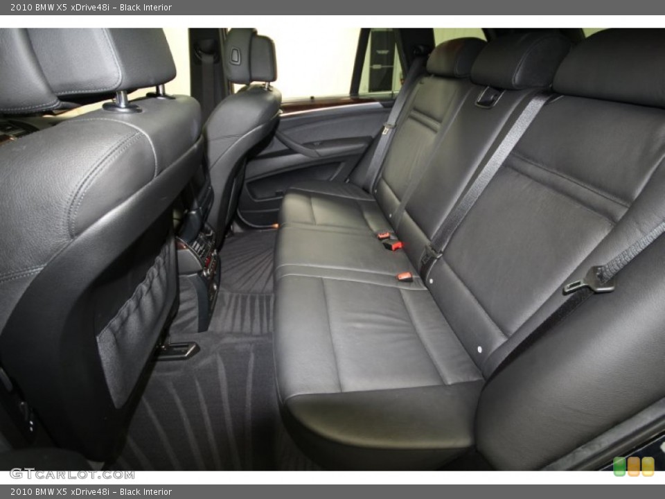 Black Interior Rear Seat for the 2010 BMW X5 xDrive48i #66964774