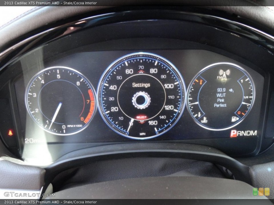 Shale/Cocoa Interior Gauges for the 2013 Cadillac XTS Premium AWD #66966550