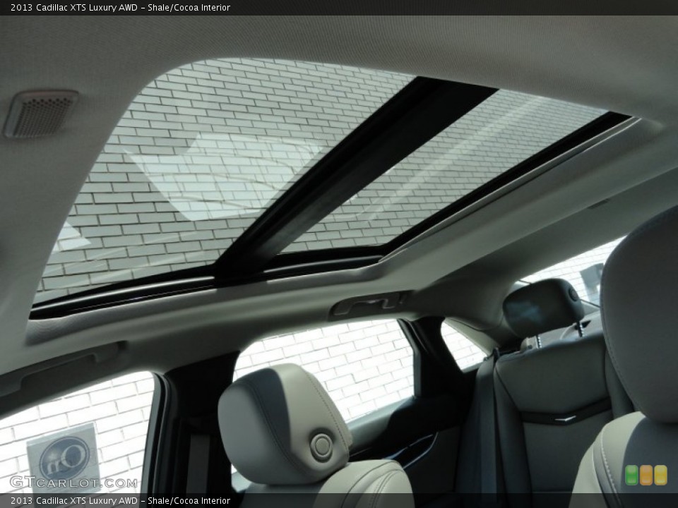 Shale/Cocoa Interior Sunroof for the 2013 Cadillac XTS Luxury AWD #66966655
