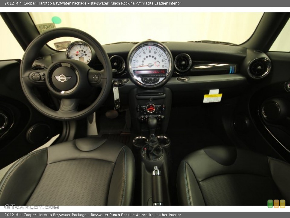 Bayswater Punch Rocklite Anthracite Leather Interior Photo for the 2012 Mini Cooper Hardtop Bayswater Package #66967141