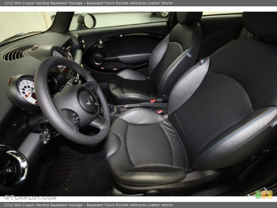 Bayswater Punch Rocklite Anthracite Leather Interior Photo for the 2012 Mini Cooper Hardtop Bayswater Package #66967150