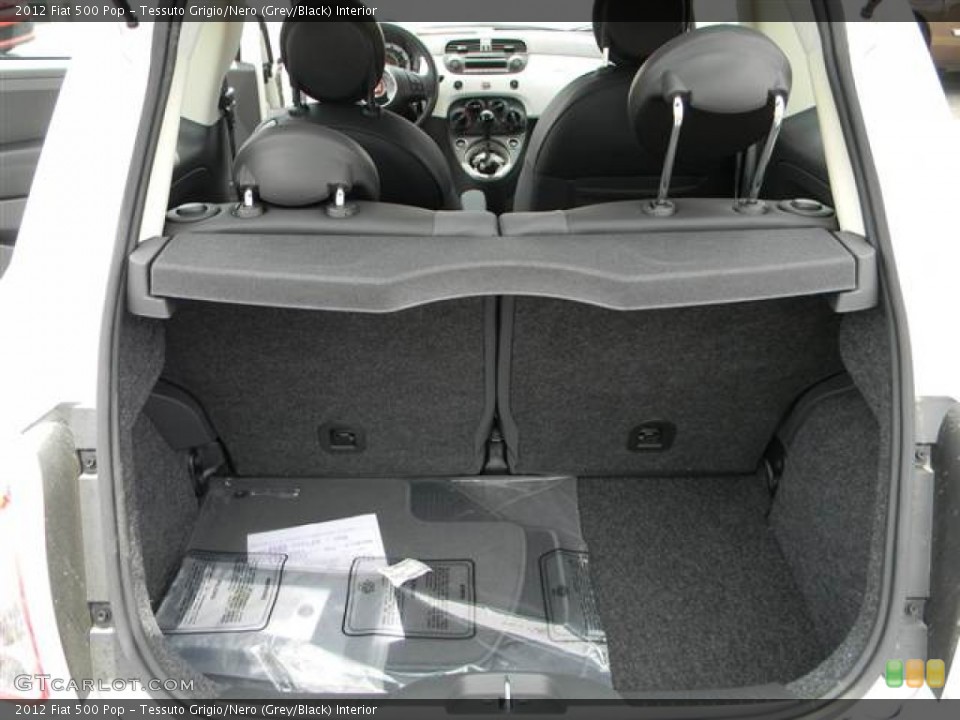 Tessuto Grigio/Nero (Grey/Black) Interior Trunk for the 2012 Fiat 500 Pop #66967288