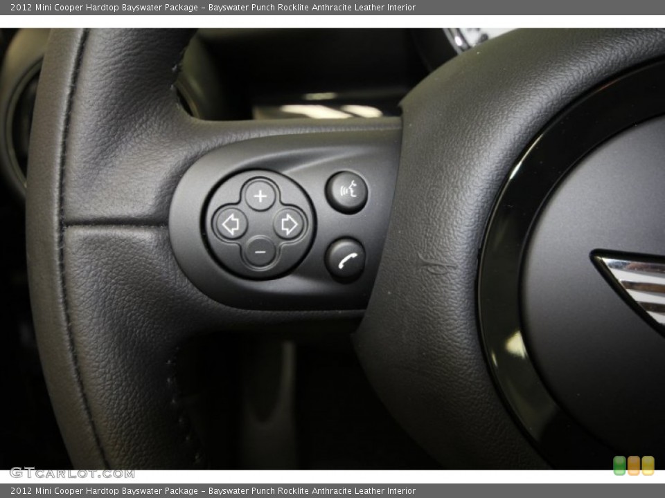 Bayswater Punch Rocklite Anthracite Leather Interior Controls for the 2012 Mini Cooper Hardtop Bayswater Package #66967309