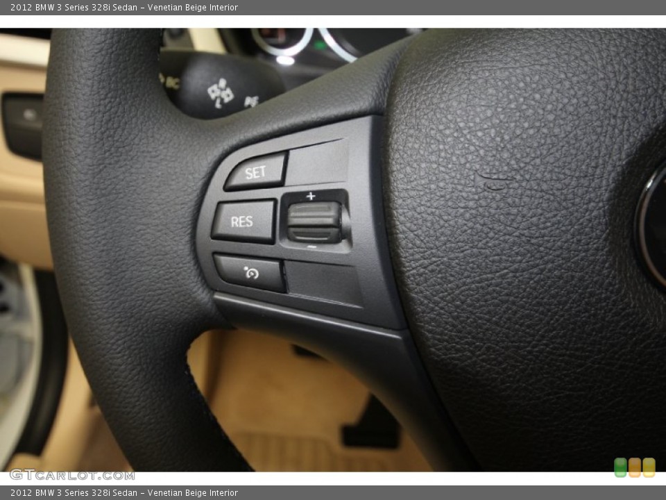 Venetian Beige Interior Controls for the 2012 BMW 3 Series 328i Sedan #66969796