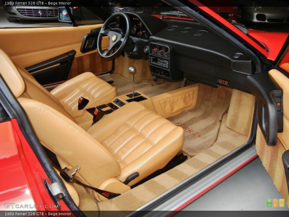 Beige Interior Photo for the 1989 Ferrari 328 GTB #66970690