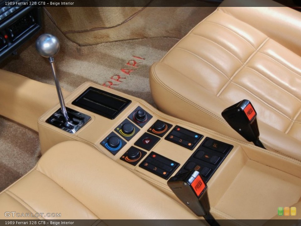 Beige Interior Transmission for the 1989 Ferrari 328 GTB #66970783