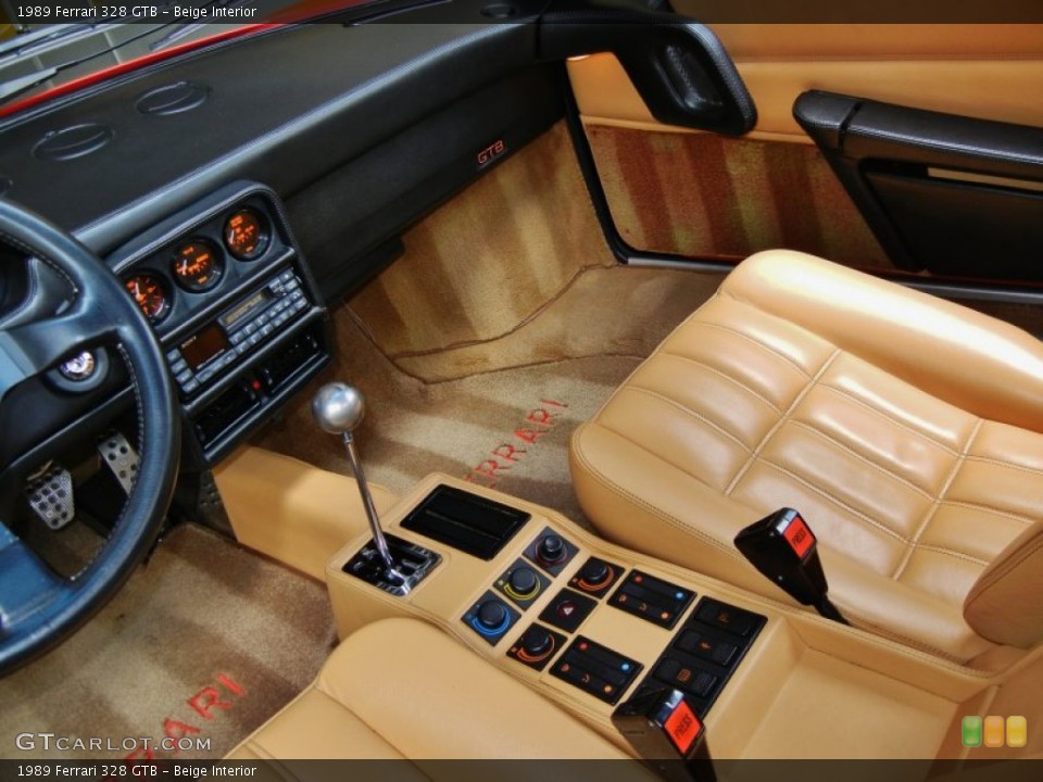 Beige Interior Photo for the 1989 Ferrari 328 GTB #66970798