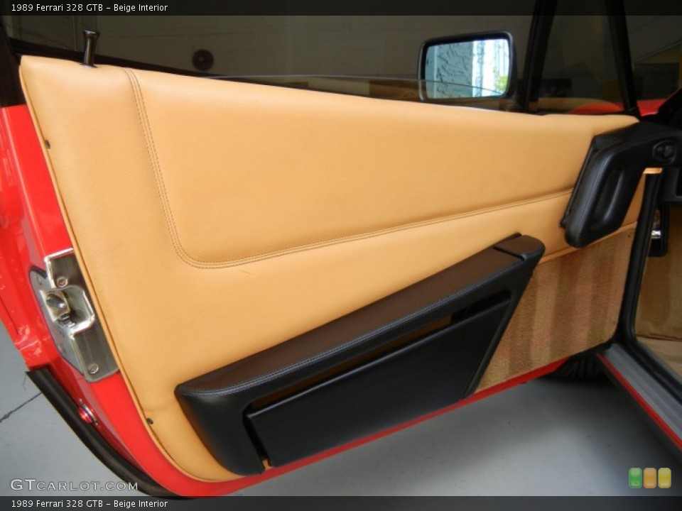 Beige Interior Door Panel for the 1989 Ferrari 328 GTB #66970807