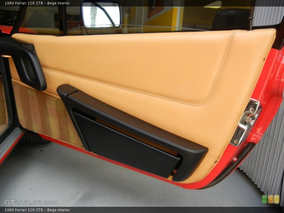 Beige Interior Door Panel for the 1989 Ferrari 328 GTB #66970816
