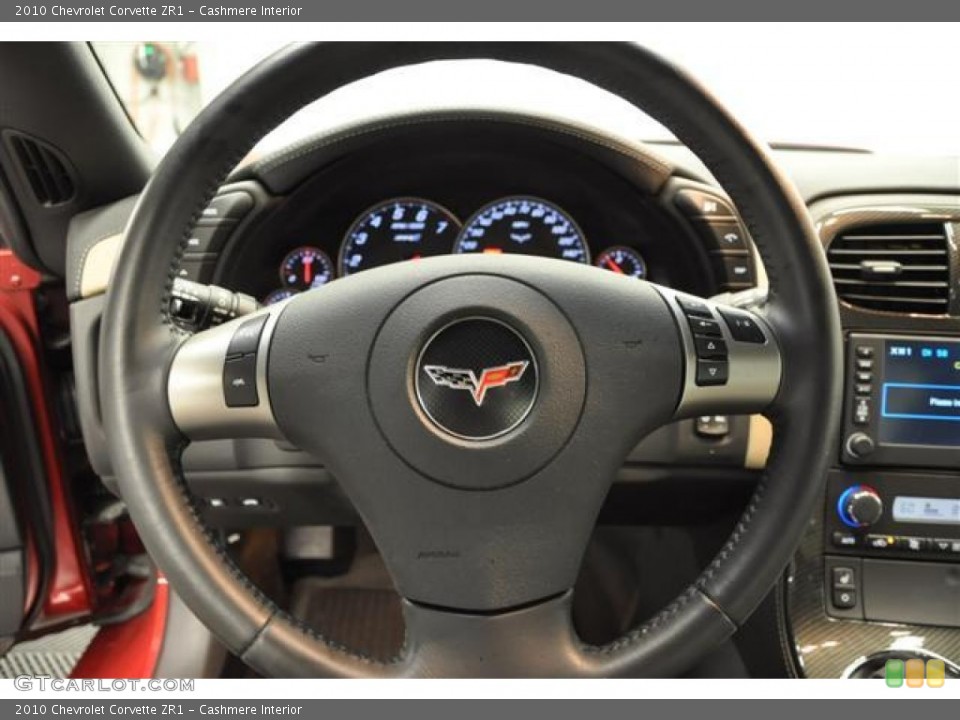 Cashmere Interior Steering Wheel for the 2010 Chevrolet Corvette ZR1 #66971224