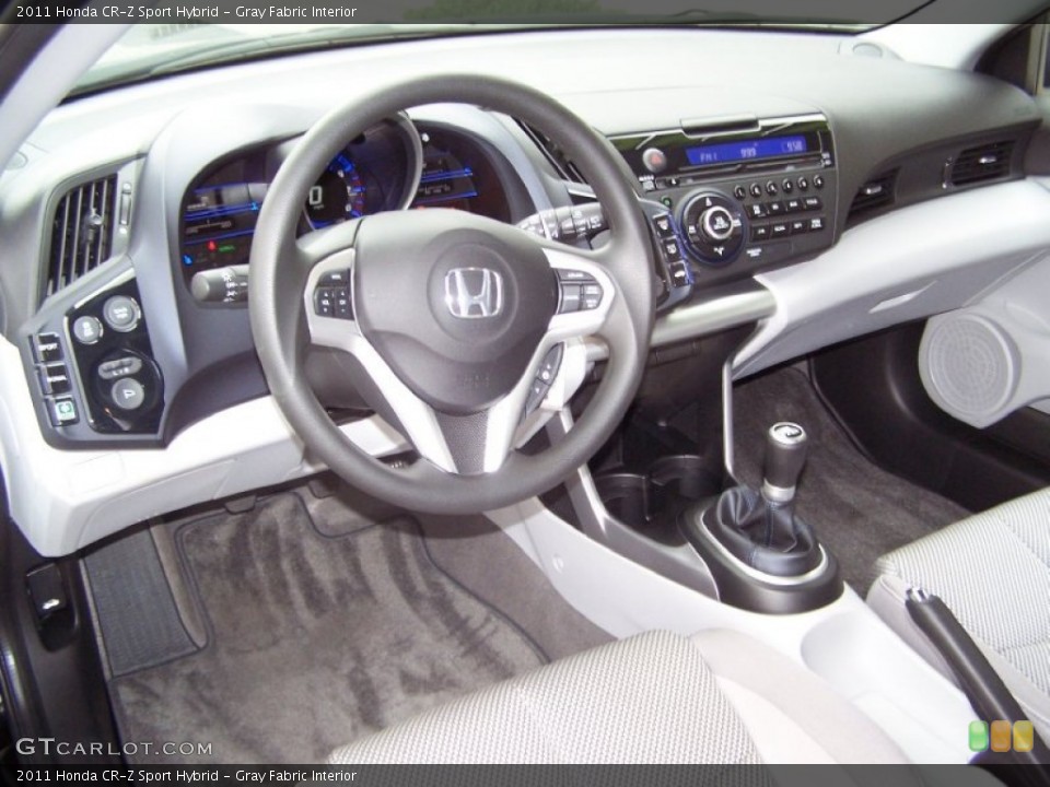 Gray Fabric Interior Dashboard for the 2011 Honda CR-Z Sport Hybrid #66972201