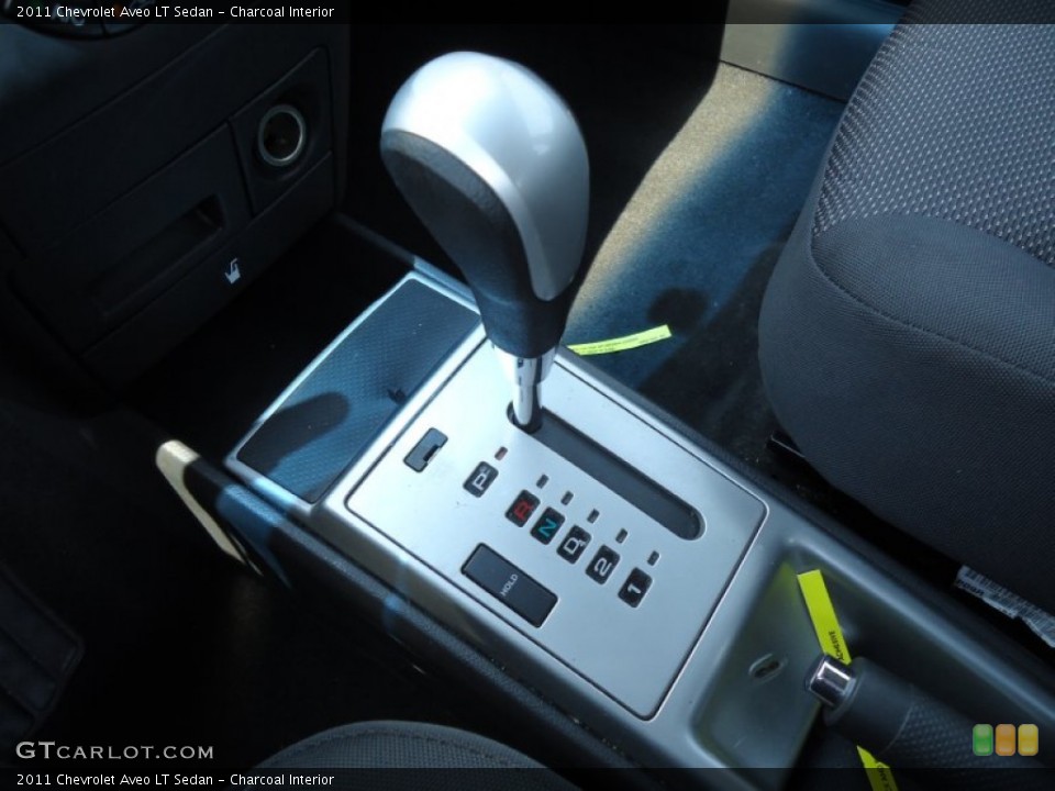 Charcoal Interior Transmission for the 2011 Chevrolet Aveo LT Sedan #66974284