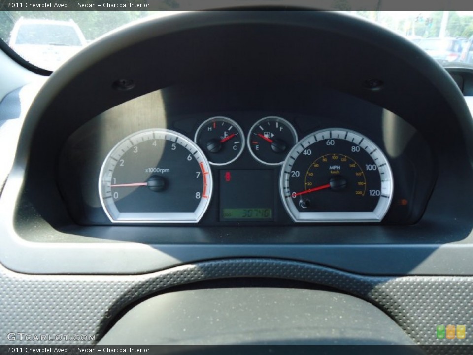 Charcoal Interior Gauges for the 2011 Chevrolet Aveo LT Sedan #66974299