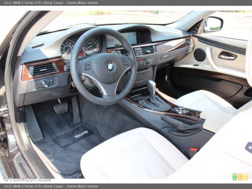 Oyster/Black Interior Photo for the 2012 BMW 3 Series 335i xDrive Coupe #66974707