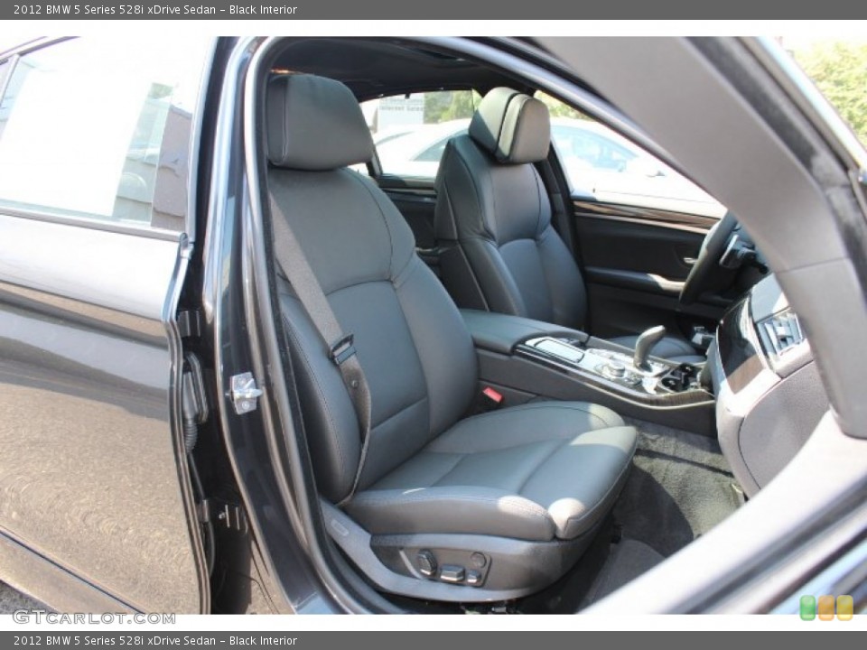 Black Interior Photo for the 2012 BMW 5 Series 528i xDrive Sedan #66975742