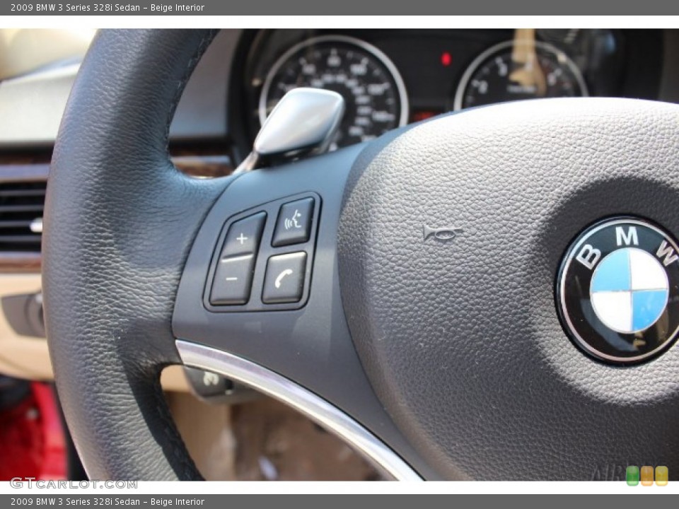 Beige Interior Controls for the 2009 BMW 3 Series 328i Sedan #66977137