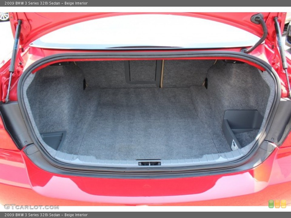 Beige Interior Trunk for the 2009 BMW 3 Series 328i Sedan #66977170