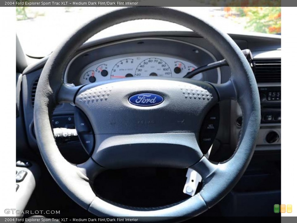 Medium Dark Flint/Dark Flint Interior Steering Wheel for the 2004 Ford Explorer Sport Trac XLT #66981085