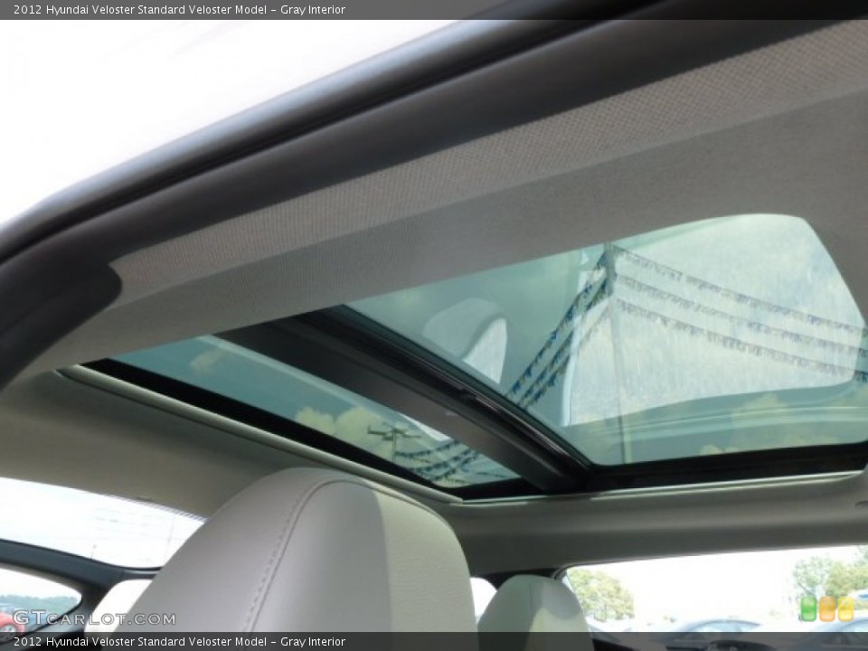 Gray Interior Sunroof for the 2012 Hyundai Veloster  #66981157