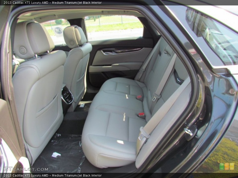 Medium Titanium/Jet Black Interior Rear Seat for the 2013 Cadillac XTS Luxury AWD #66982378