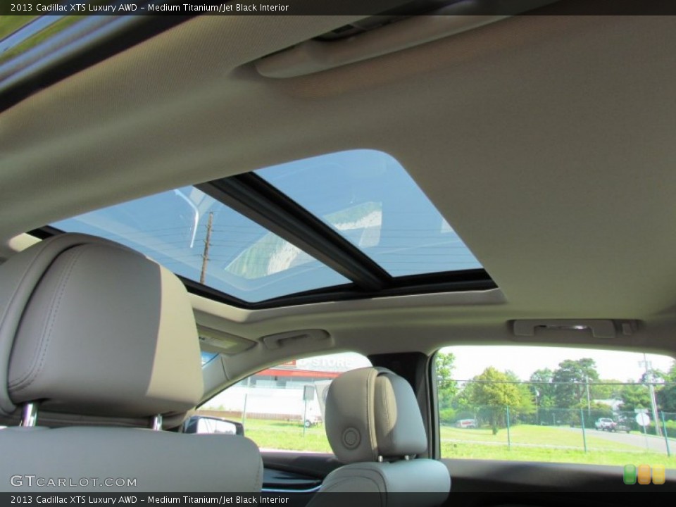 Medium Titanium/Jet Black Interior Sunroof for the 2013 Cadillac XTS Luxury AWD #66982390