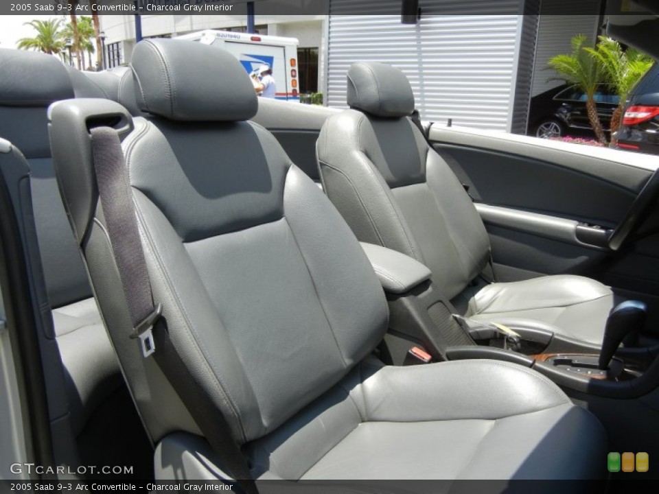 Charcoal Gray Interior Photo for the 2005 Saab 9-3 Arc Convertible #66983518