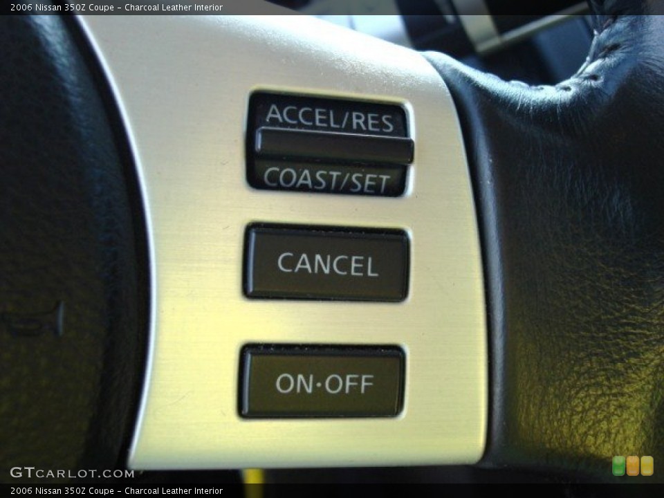 Charcoal Leather Interior Controls for the 2006 Nissan 350Z Coupe #66984082