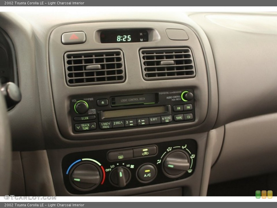Light Charcoal Interior Controls for the 2002 Toyota Corolla LE #66985348