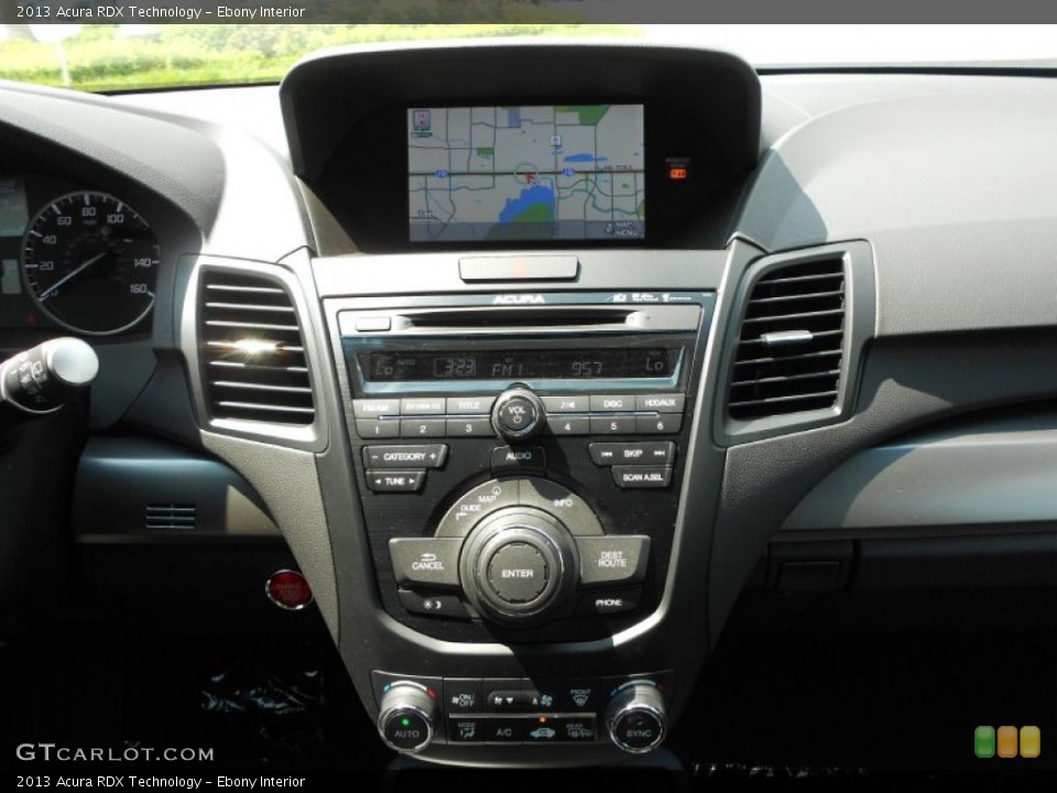 Ebony Interior Controls for the 2013 Acura RDX Technology #66987865