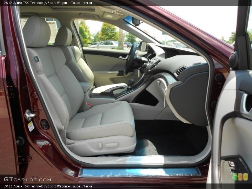 Taupe Interior Photo for the 2012 Acura TSX Technology Sport Wagon #66988493