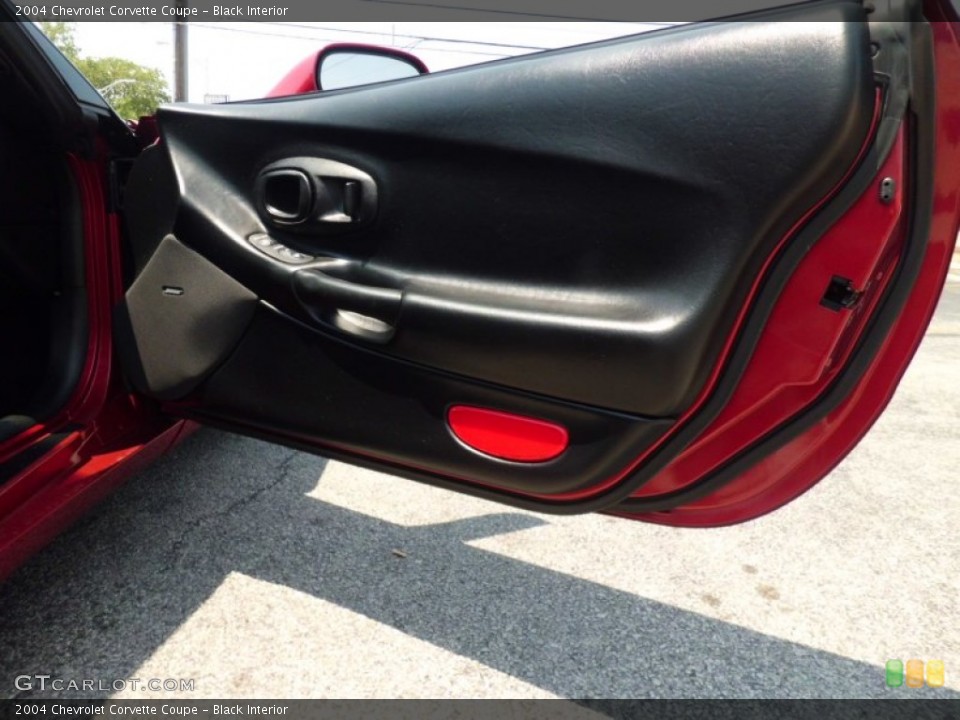 Black Interior Door Panel for the 2004 Chevrolet Corvette Coupe #66989335