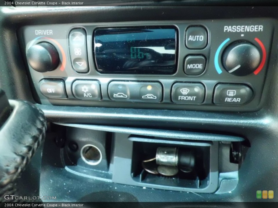 Black Interior Controls for the 2004 Chevrolet Corvette Coupe #66989746