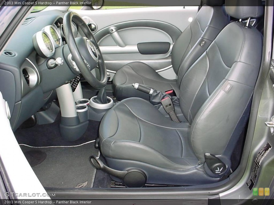 Panther Black Interior Photo for the 2003 Mini Cooper S Hardtop #6699172