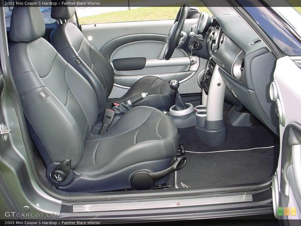 Panther Black Interior Photo for the 2003 Mini Cooper S Hardtop #6699197