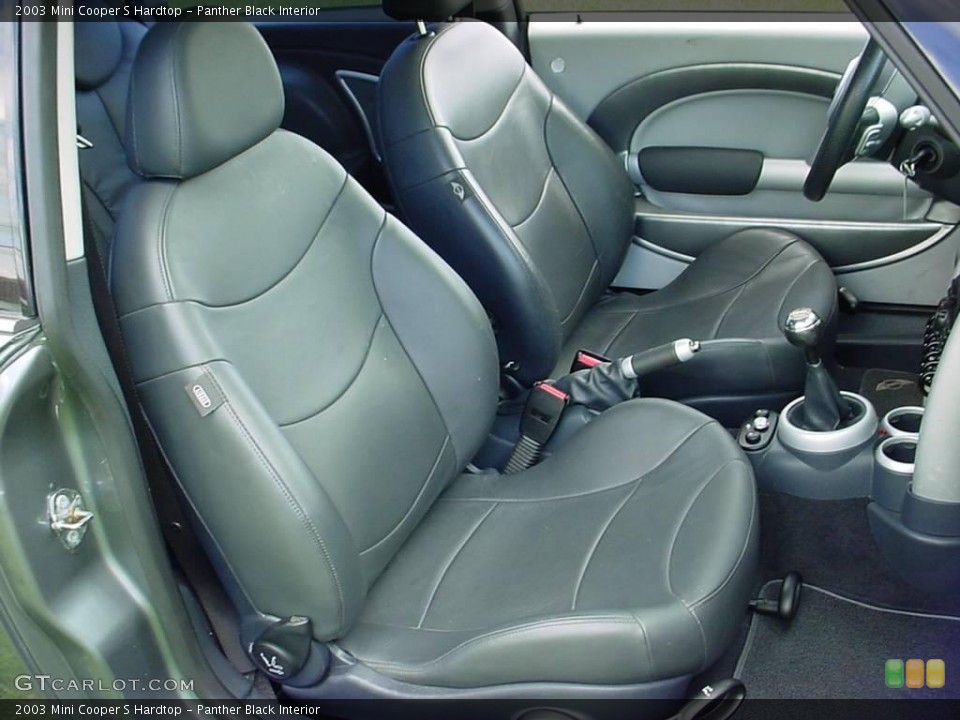 Panther Black Interior Front Seat for the 2003 Mini Cooper S Hardtop #6699217