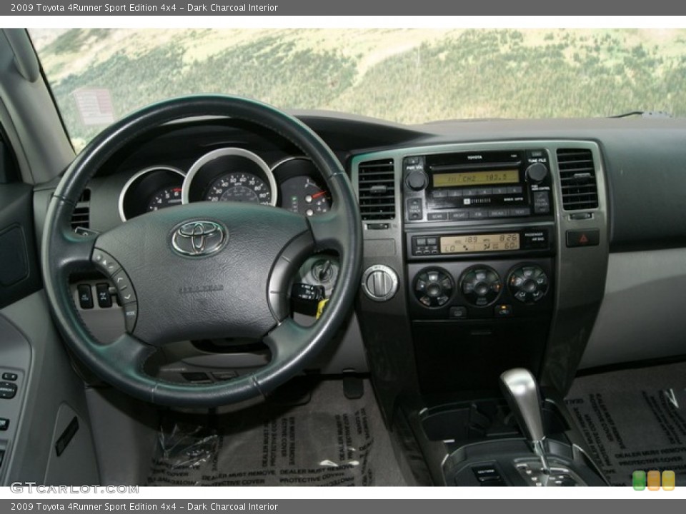Dark Charcoal Interior Dashboard for the 2009 Toyota 4Runner Sport Edition 4x4 #66996055
