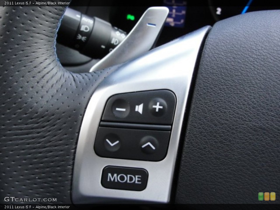 Alpine/Black Interior Controls for the 2011 Lexus IS F #66998071
