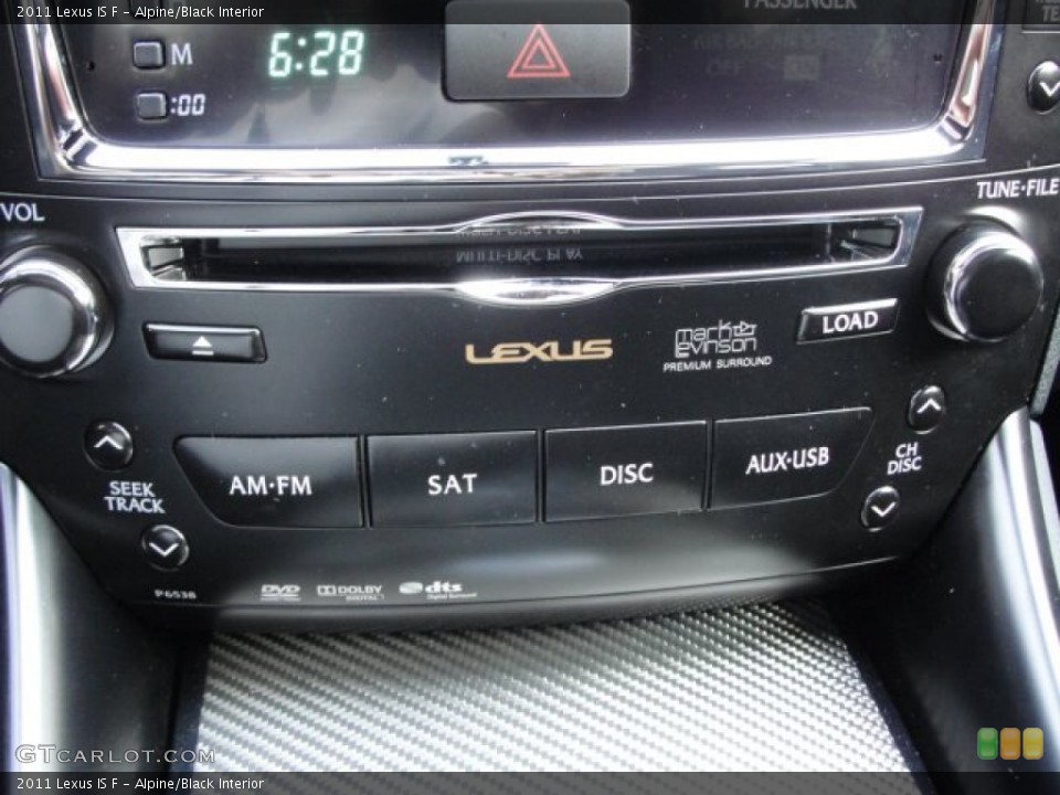 Alpine/Black Interior Audio System for the 2011 Lexus IS F #66998128