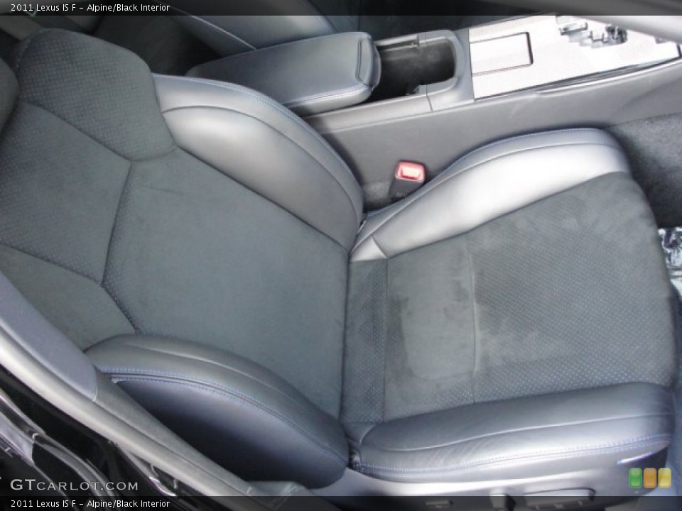 Alpine/Black Interior Front Seat for the 2011 Lexus IS F #66998137