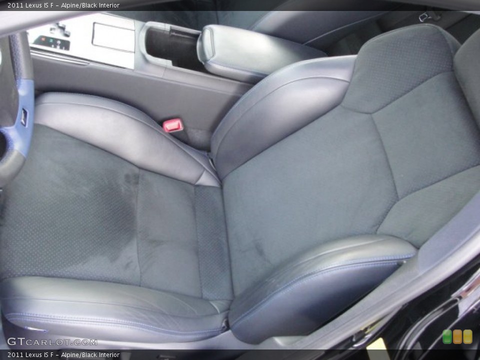 Alpine/Black Interior Front Seat for the 2011 Lexus IS F #66998146
