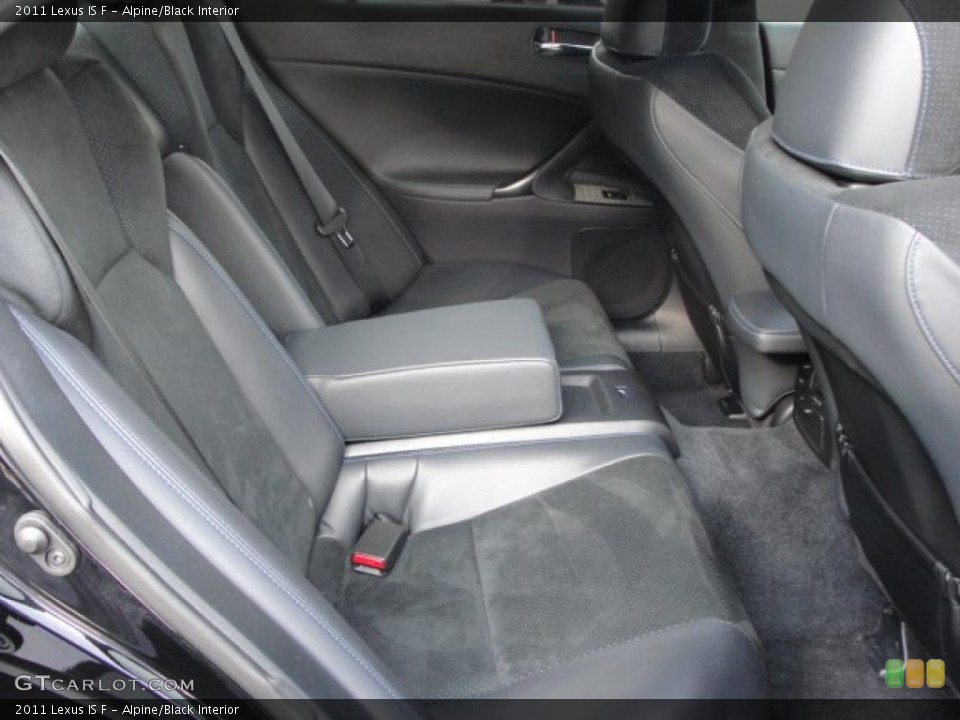 Alpine/Black Interior Rear Seat for the 2011 Lexus IS F #66998155
