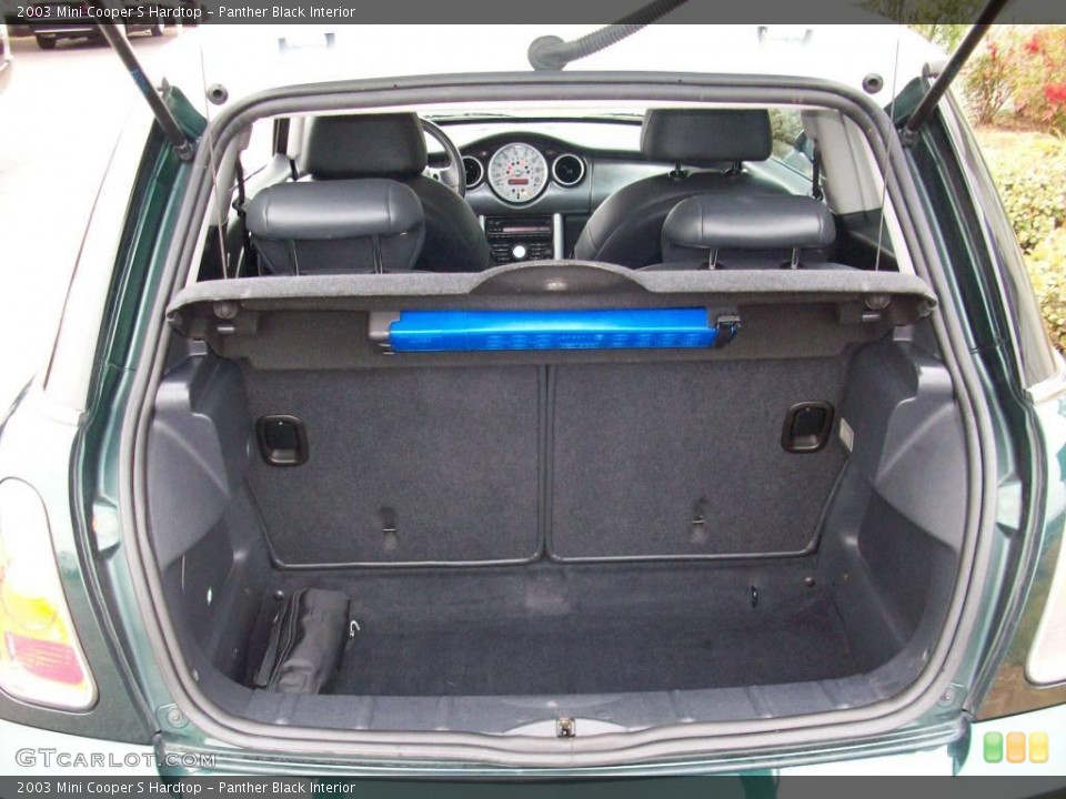 Panther Black Interior Trunk for the 2003 Mini Cooper S Hardtop #6699817