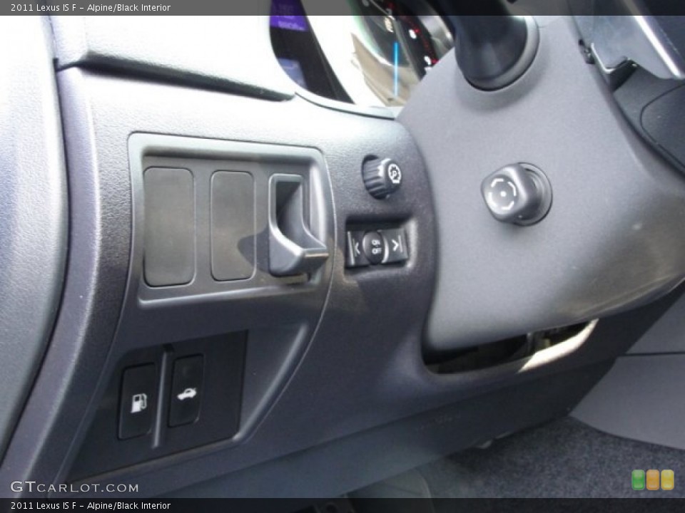 Alpine/Black Interior Controls for the 2011 Lexus IS F #66998185