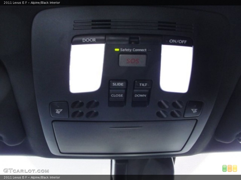 Alpine/Black Interior Controls for the 2011 Lexus IS F #66998200