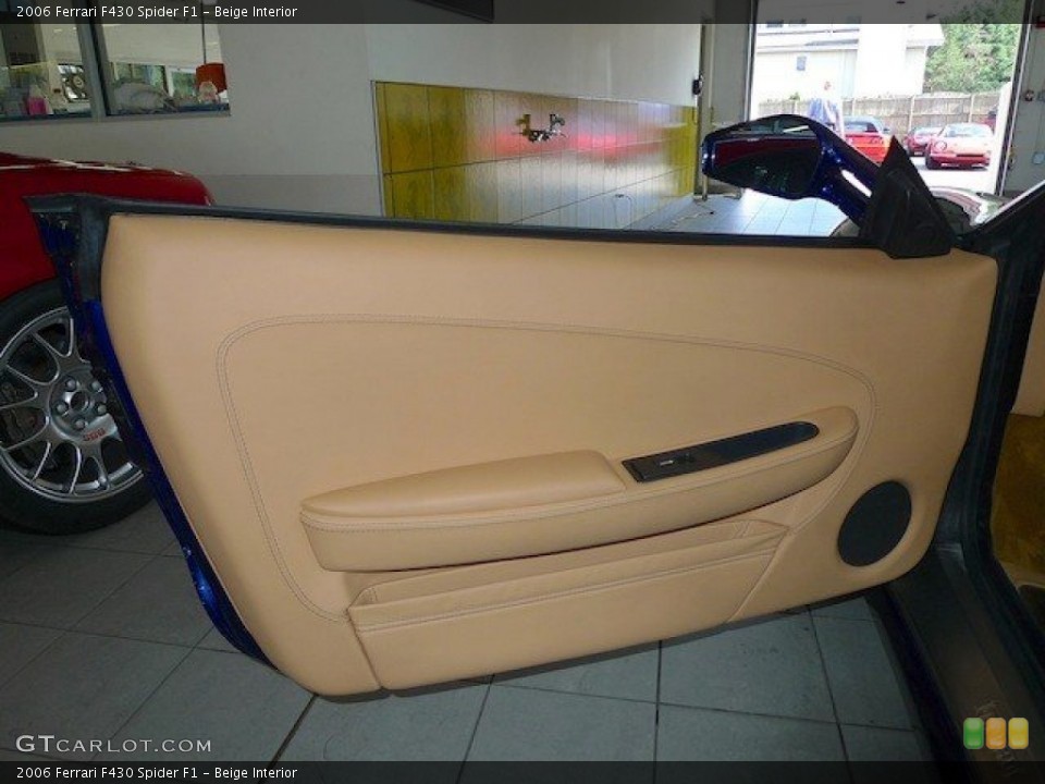 Beige Interior Door Panel for the 2006 Ferrari F430 Spider F1 #67000552