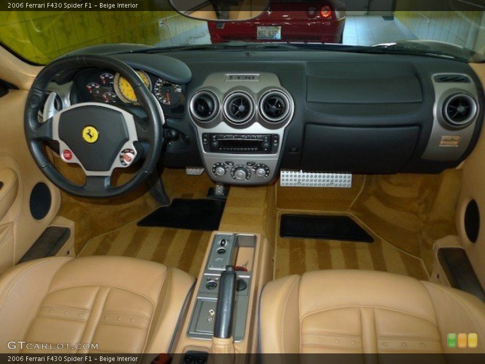 Beige Interior Dashboard for the 2006 Ferrari F430 Spider F1 #67000609