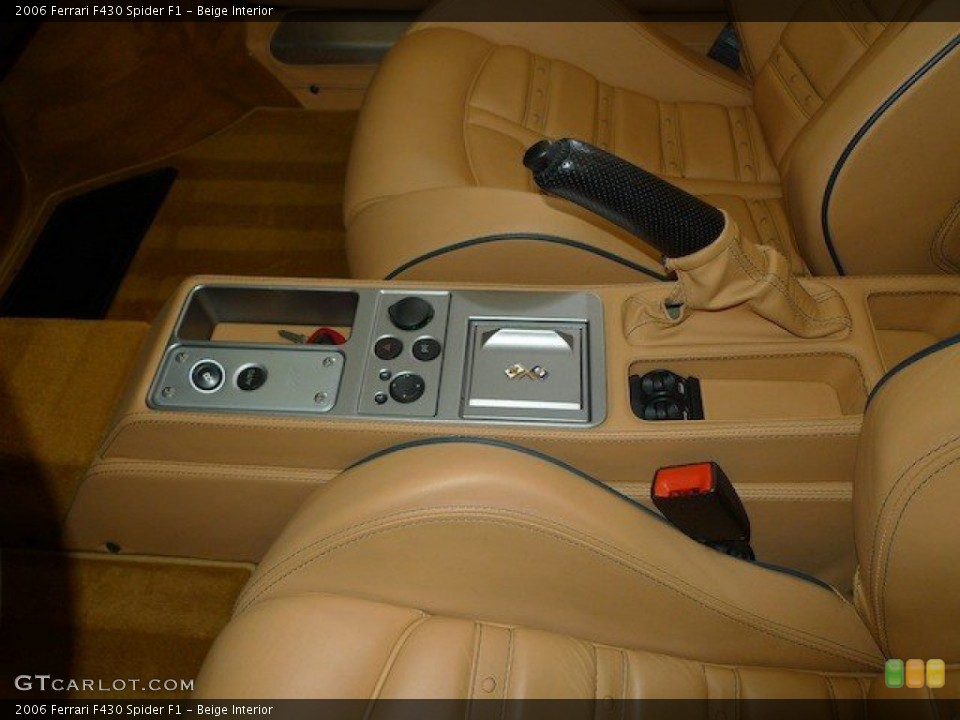 Beige Interior Controls for the 2006 Ferrari F430 Spider F1 #67000681