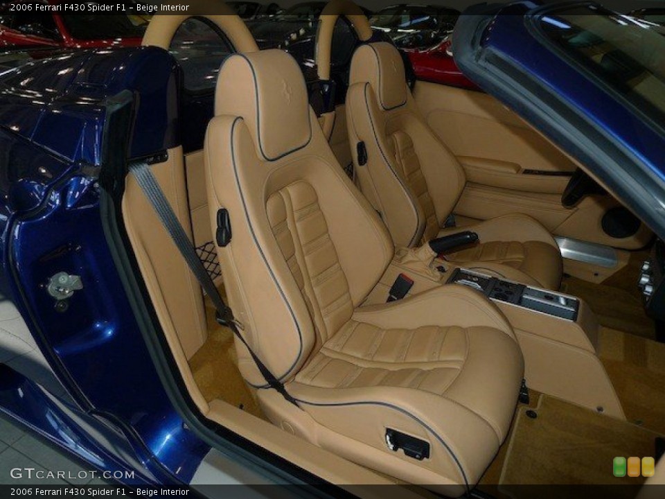 Beige Interior Front Seat for the 2006 Ferrari F430 Spider F1 #67000717