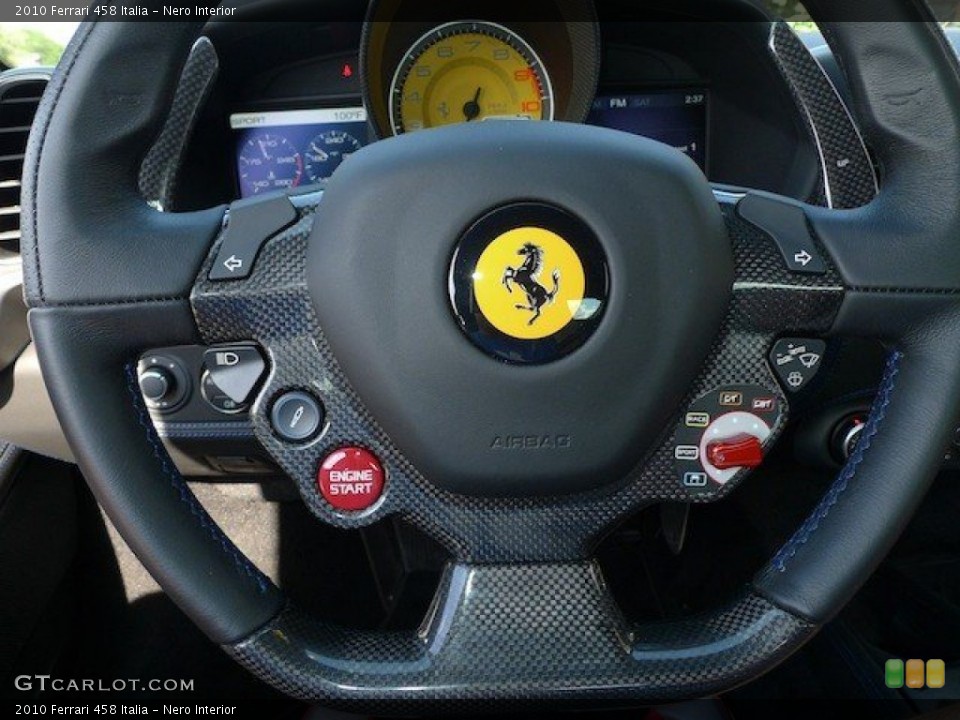 Nero Interior Steering Wheel for the 2010 Ferrari 458 Italia #67000954